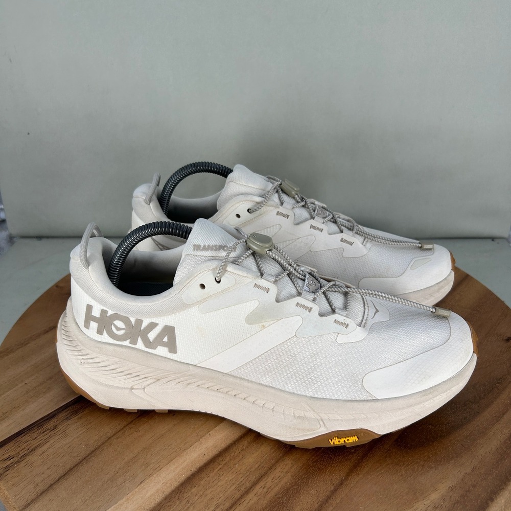 Hoka One One Transport Eggnog Womens Walking Shoes 1123154 EEGG Size 10B